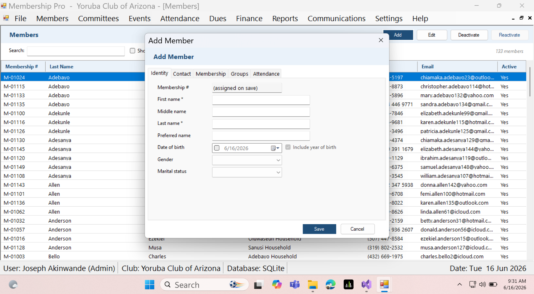 Add member